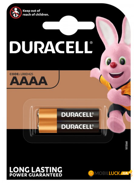   Duracell AAAA, 1.5V,  2