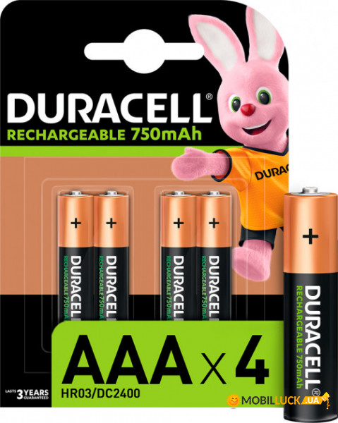  Duracell AAA 750mA B4