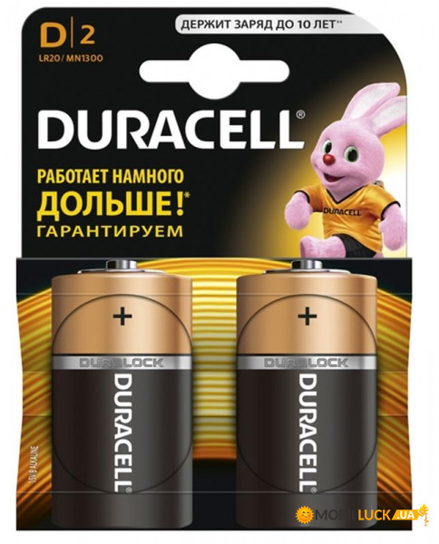  Duracell Basic D/LR20 BL 2