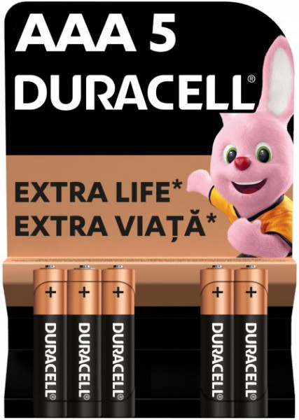   Duracell AAA (LR03) MN2400 5  (5000394160682)