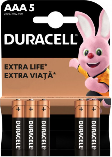   Duracell AAA (LR03) MN2400 5  (5000394160682)