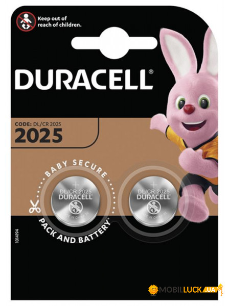  Duracell DL2025 DSN BL 2 