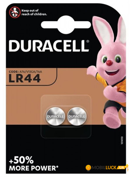  Duracell LR44 BL 2 