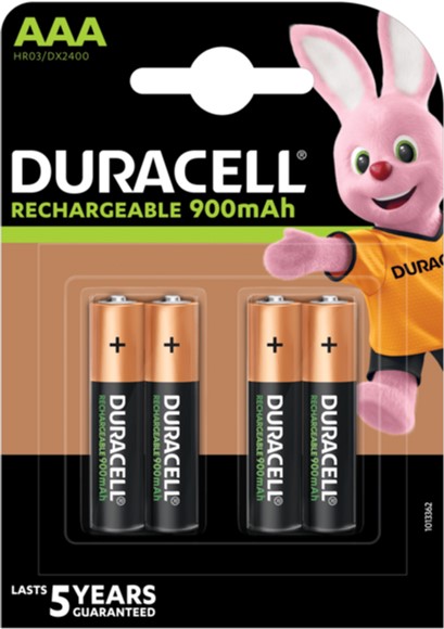  Duracell Recharge Turbo AAA 900  4  (5005015) (5000394045118)