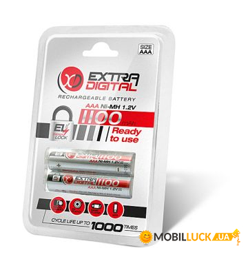  ExtraDigital AAA 1100mAh Ni-MH (2.)