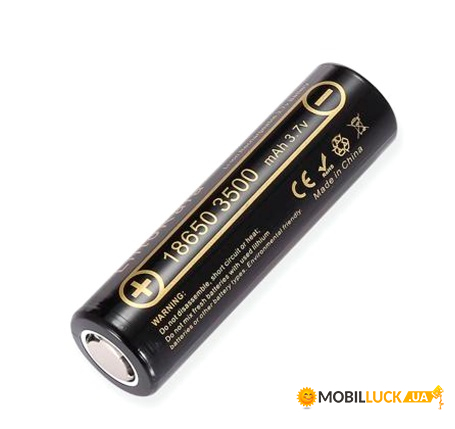  LiitoKala 18650 Li-Ion 3500 mAh Black