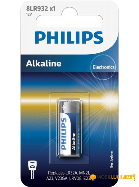  Philips Alkaline 8LR932 BLI 1