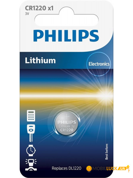  Philips Lithium CR 1220 BLI 1