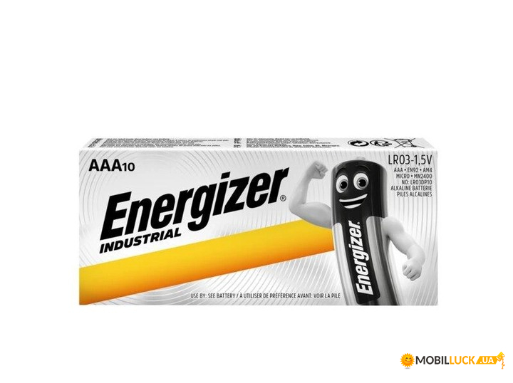  Energizer Industrial AAA/LR03 10