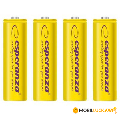  Esperanza Ni-MH AA 2000 mAh, 4 (EZA104Y)