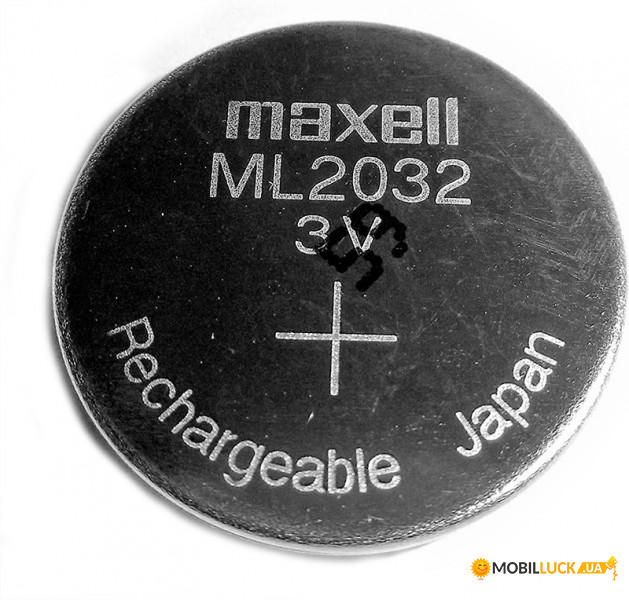    Maxell ML2032, 3V, 65mAh