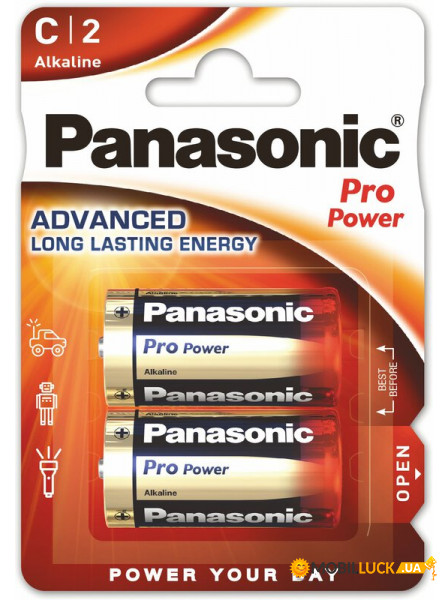   Panasonic Pro Power LR14PPG/2BP, C/R14,  2