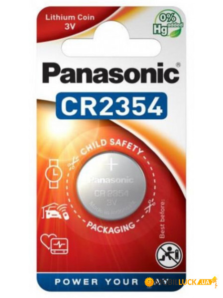 ˳  Panasonic Lithium Coin CR2354EL/1B (CR2354), 3V,  1, 