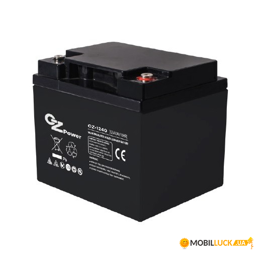   OZ Power OZ12V040 12V 40AH AGM