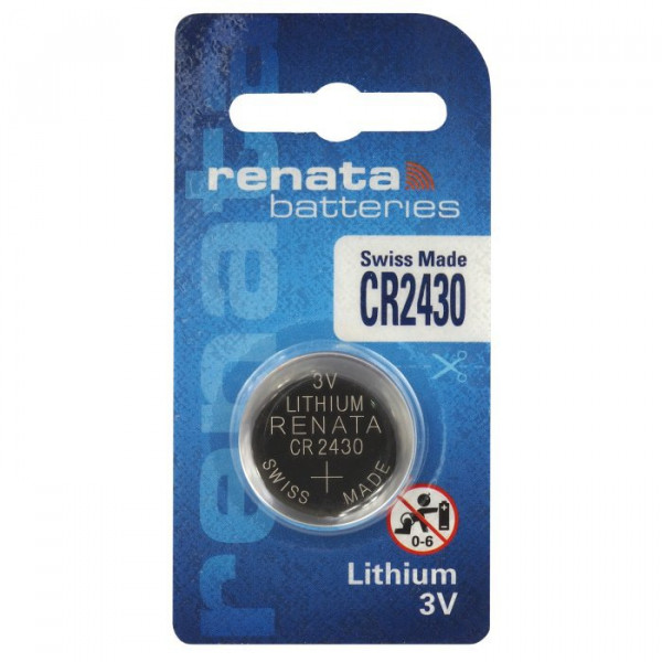   Renata CR2430, 3V,  1