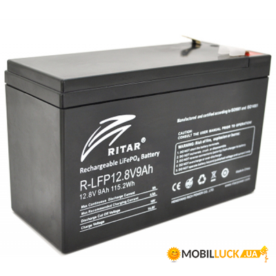  Ritar LiFePo4 R-LFP 12.8V 9Ah