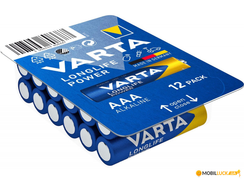  Varta Longlife Power AAA/LR03 BL 12