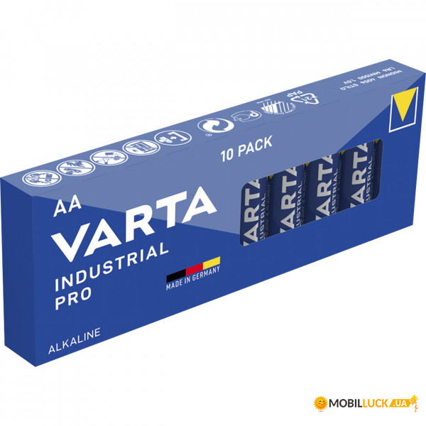  Varta Industrial PRO AA 10  (4008496882076)