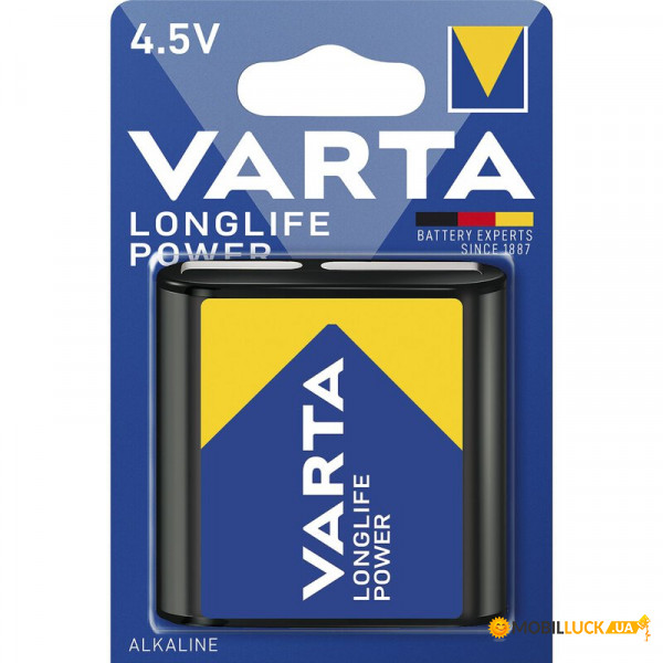   Varta Longlife Power (4912) 3LR12 (), 4.5V, Blister