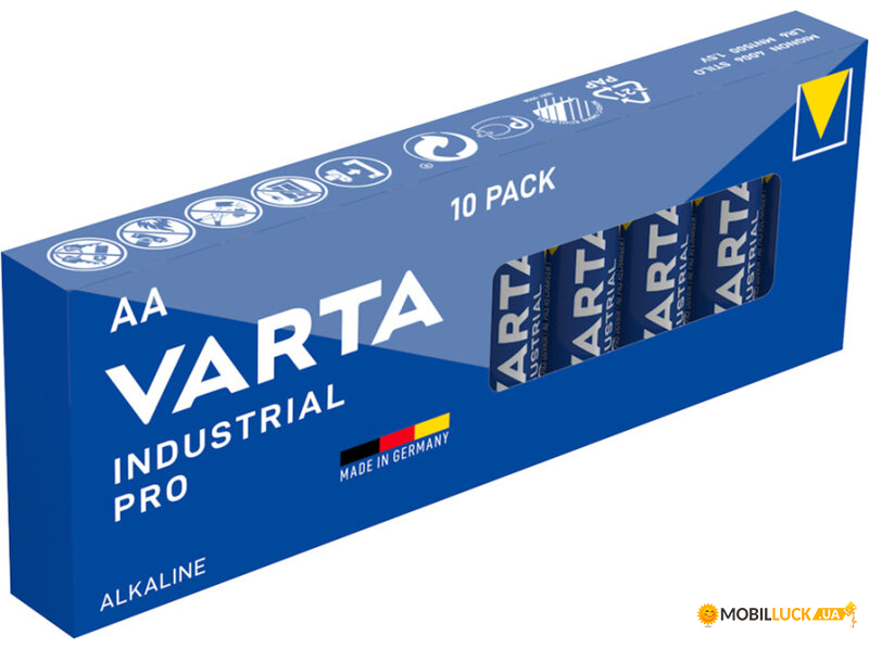   Varta Industrial PRO 4006 10 Pack, AA/(HR6),  10