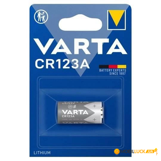   Varta CR123A (model 6205), 3V,  1, China