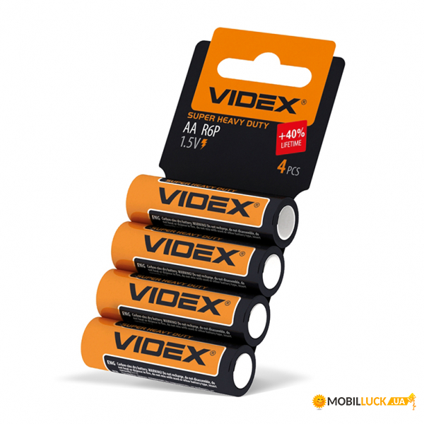   Videx R6P/AA 4 SHRINK CARD (R6P/AA 4pcs SC)