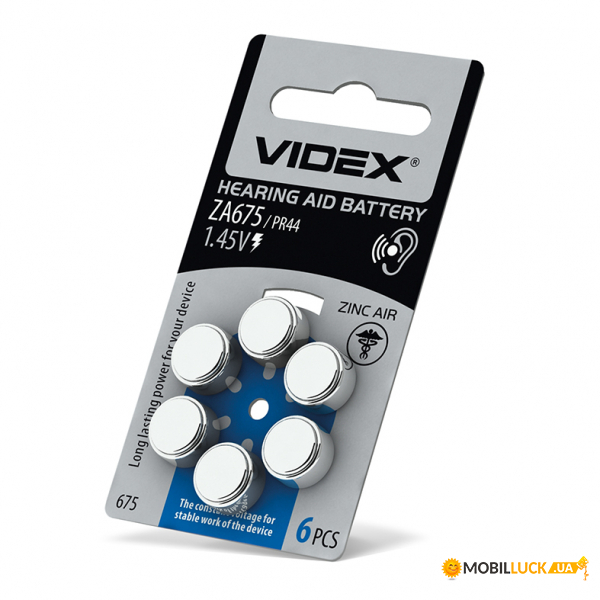    Videx ZA675 (PR44) BLISTER 6 (ZA675 (PR44) B6)