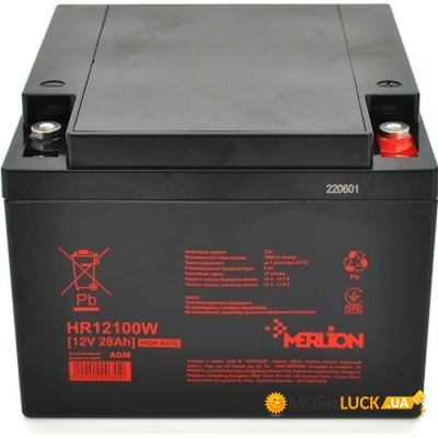    Merlion HR12100W 12V 28Ah