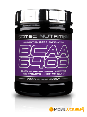 Scitec Nutrition Bcaa 6400 125 tablets