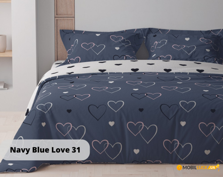     Happy Sleep Navy Blue Love 31  2-03794-24828 150215 