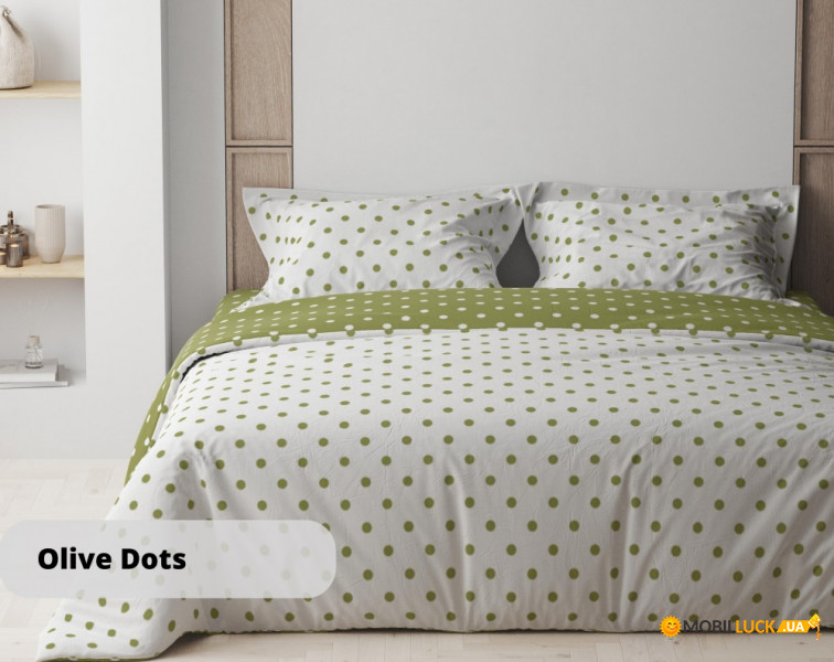     Happy Sleep Olive Dots  2-03794-25062 150215 