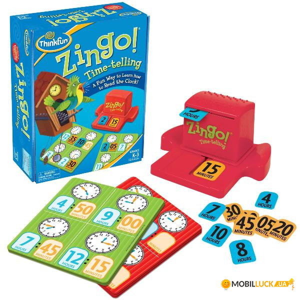    ThinkFun Zingo Time-Telling 7705