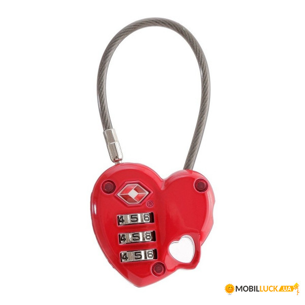 - Munkees 3606 TSA Combi Lock Heart (MUN-3606)