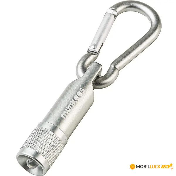  Munkees LED with Carabiner Grey (1012-1076-GY)