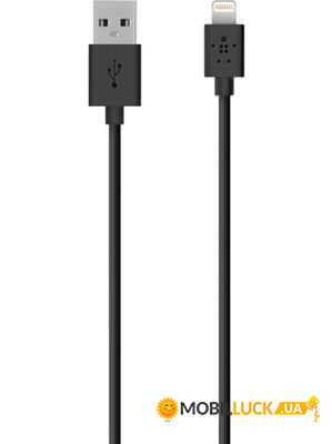  USB-Lightning Belkin 2m Black (F8J023bt2M-BLK)