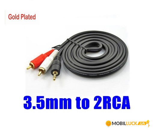  AUX Audio 3.5 - RCAx2 M/M 5.0 (B00080)