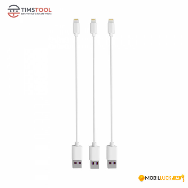  Timstool USB to Lightning 0.21  3   (DC21-LT-WT)