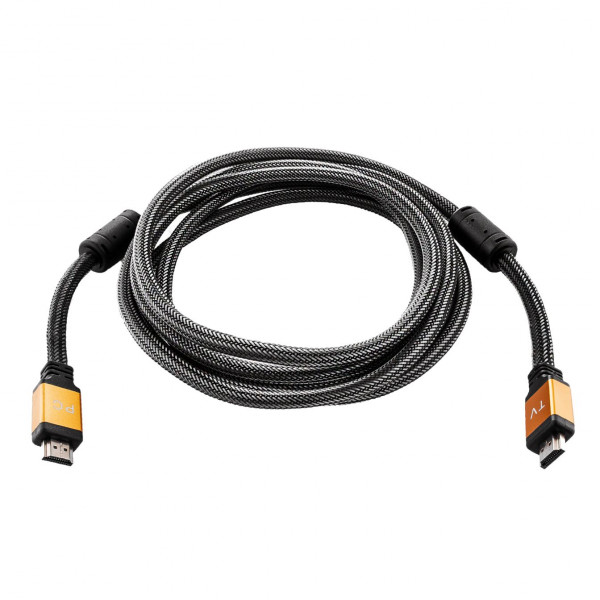  HDMI-HDMI v2.0 LogicPower 3m Black/Gold (LP5780)