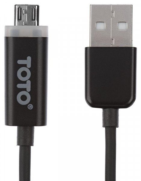  TOTO TKG-12 LED lighting USB cable II microUSB 1m Black #I/S