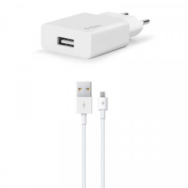    Ttec SmartCharger USB 2 White (2SCS20MB) +  microUSB