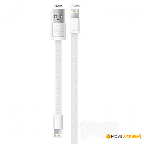  Combo 2-in-1 M&S Lightning/microUSB 1 white WK 304602