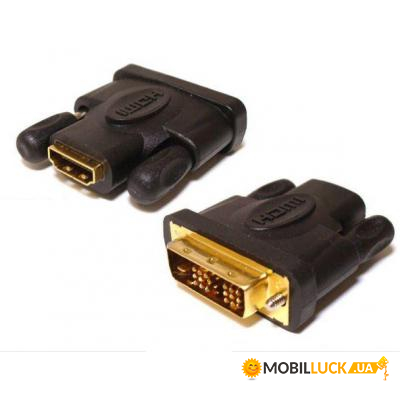  HDMI-DVI M/F 24pin Atcom Black (11208)