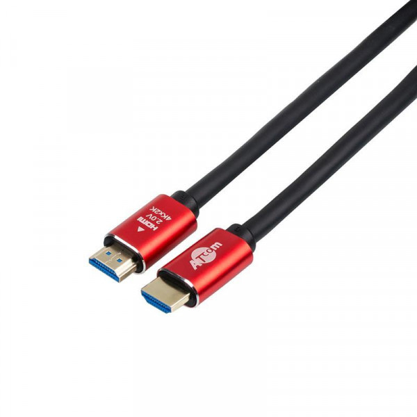  HDMI-HDMI ver 2.0 4K Atcom 15m Red/Gold  (24915)