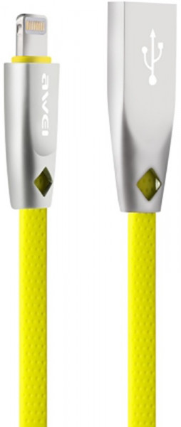  Awei CL-95 Lightning cable 1m Yellow