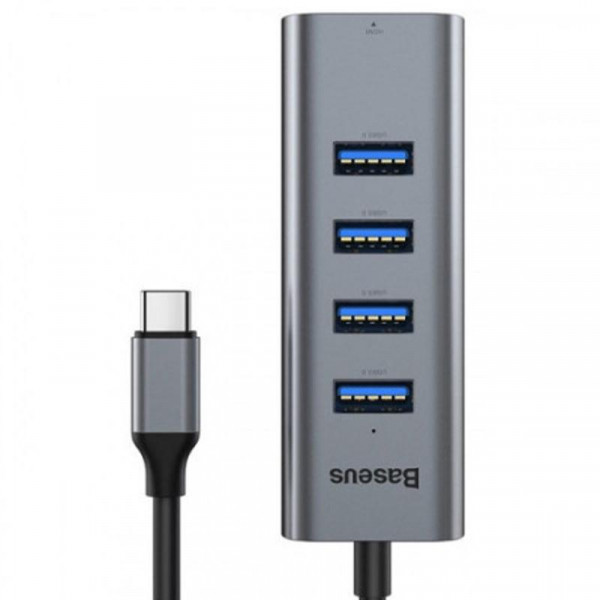 USB HUB Baseus Adapter Enjoy Type-C 4USB 3.0 + HDMI (CAHUB-N0G) Grey