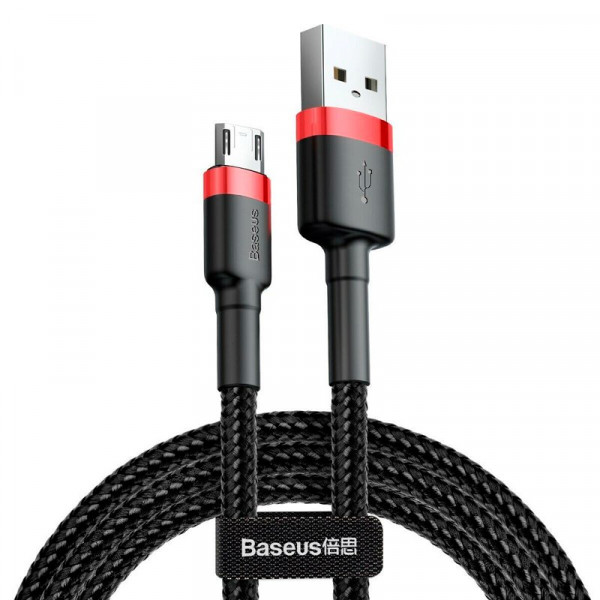  USB-MicroUSB Baseus Cafule CAMKLF-C91 2m Black/Red