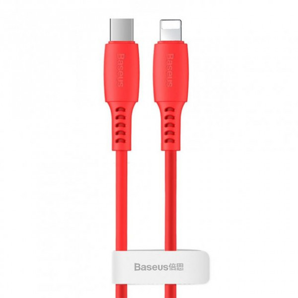  Baseus Colorful Lightning USB Type-C 18 W 1.2  Red (28277 red)