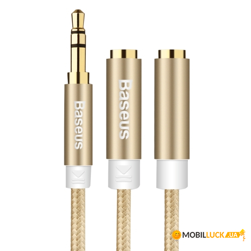  Baseus AUX Audio Cable 26cm Gold