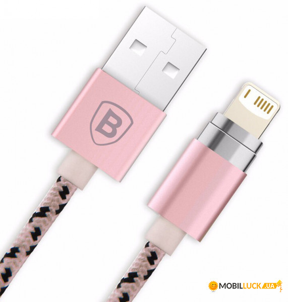  Baseus Insnap series magnetic cable  Lightning 1M Rose Gold (CAMCLH-ALF0R)