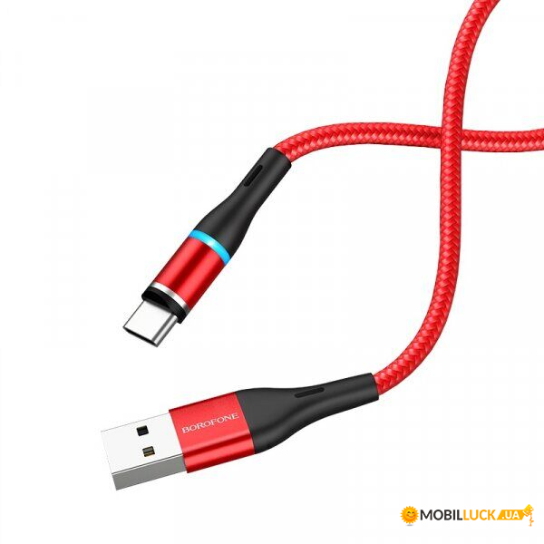  Borofone BU16 Skill microUSB USB 2.4 A 1,2m Red (BU16MR)